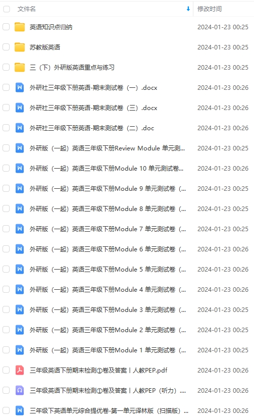 图片[15]-三年级英语资料